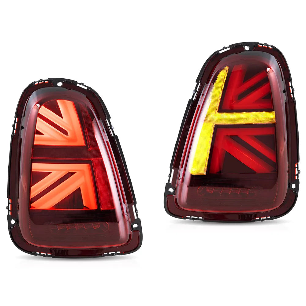 Vland 07-13 Mini Cooper 2nd Gen (R56 R57 R58 R59) II LED Tail Lights With Amber Sequential Turn Signal sayaragear