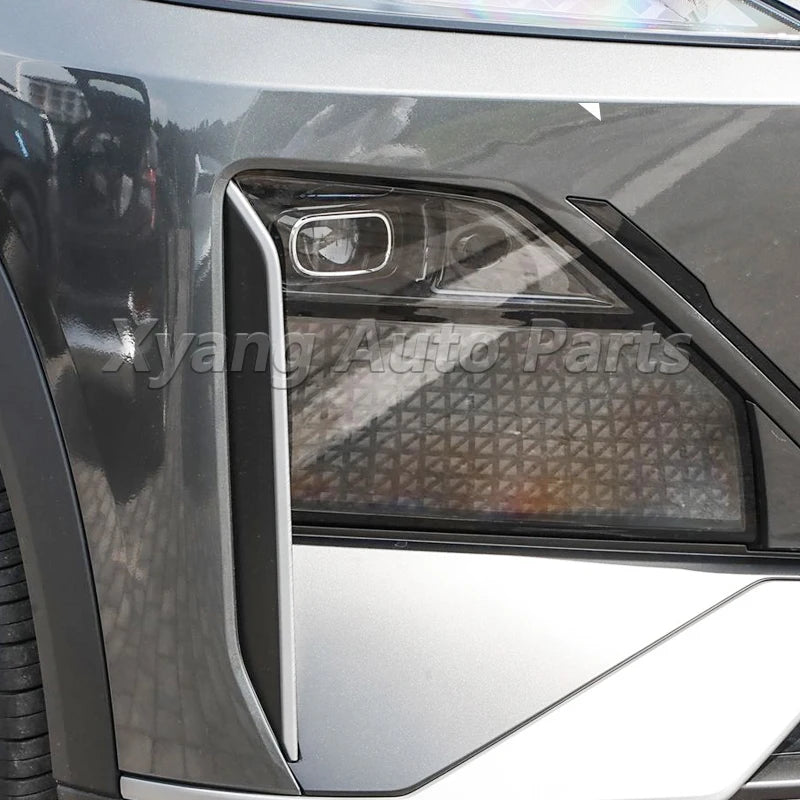 Front Bumper Interactive Light Silver Decor Trim For Changan Deepal S7 2803435-ED01 2803436-ED01 sayaragear