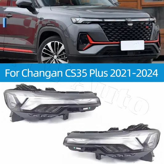Front Daytune Running Lights  For Changan CS35 Plus 2021 2022 2023 2024 Front Fog Lights Front Bumper Lights Headlight Headlamp sayaragear