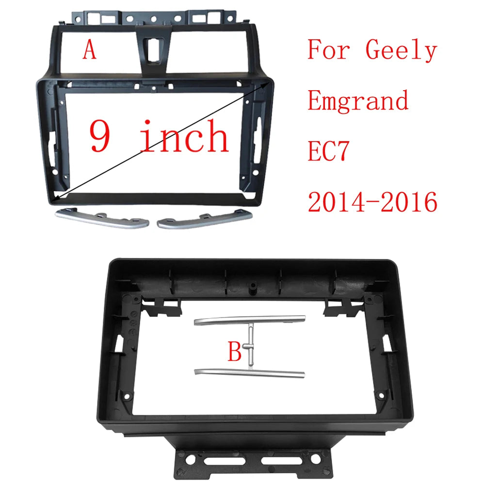 HAOCHEN 9 Inch For GEELY Emgrand EC7 2014+ Car Radio Android MP5 Player Panel Frame 2Din Head Unit Fascia Stereo Dash Cover sayaragear