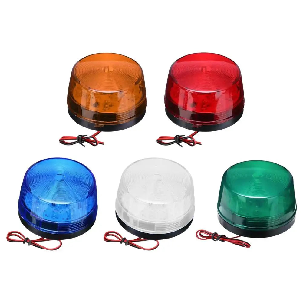 12V LED Strobe Light Emergency Rotating Traffice Indication Car Flash Beacon Light LED Orange Blue Red Flash Car Warning Light sayaragear