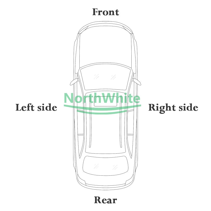 Front Bumper Fog Lamp Frame For GAC GS3 II 2023- Fog Lamp Frame Bright Trim Fog Lamp Frame Cover sayaragear