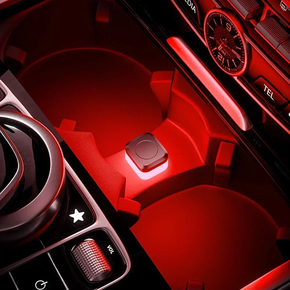1/2PCS Mini USB Car LED Light Auto LED Interior Lighting DC 5V USB LED Atmosphere Light Laptop Keyboard Light Decoration Night sayaragear