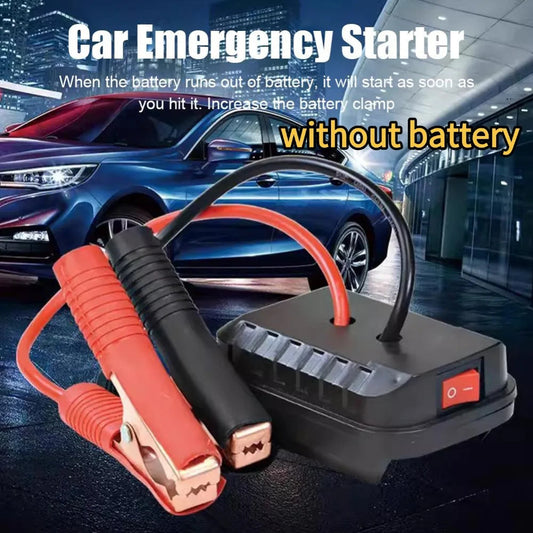 Car Lithium Battery Converter Charger Clip Auto Igniter Jump Starter For Makita Booster Cable Adapter Emergency Power DIY Tools sayaragear