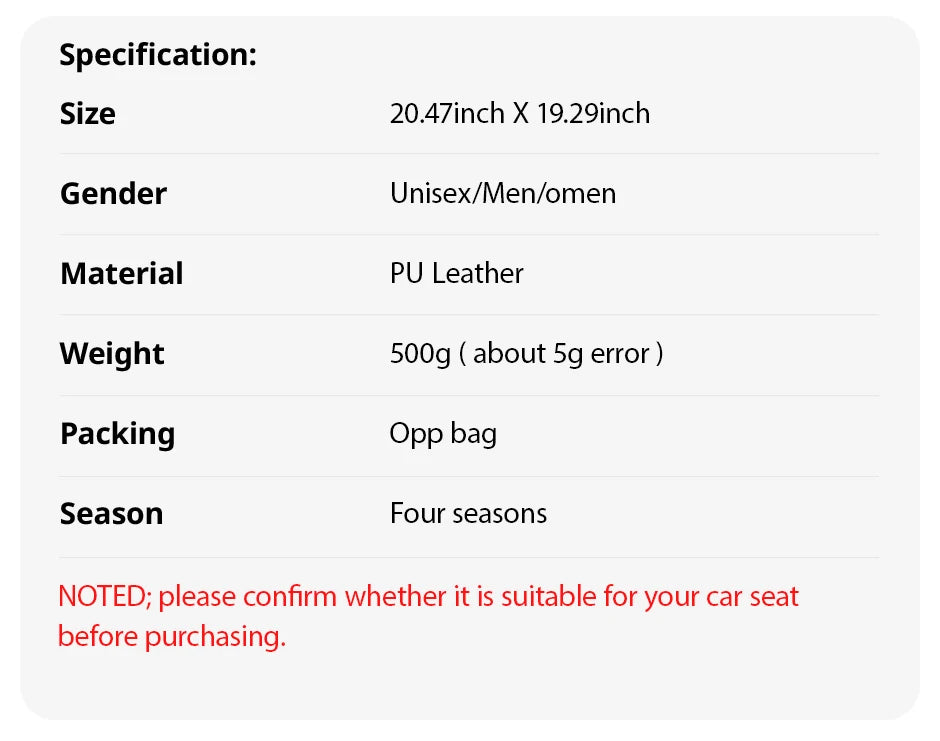 New Front Car Seat Cover PU Leather Cars Seat Cushion Automobiles Seat Protector Universal Car Chair Pad Mat Auto Accessories sayaragear