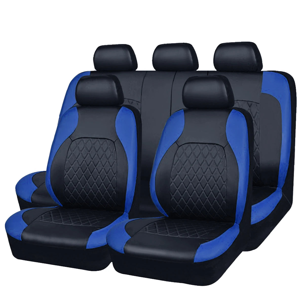All Season Quited PU Leather Car Seat Cover Full Surrounded Seat Protector Waterproof Universal Fit Sedan Suv Pick-up Truck Seat sayaragear