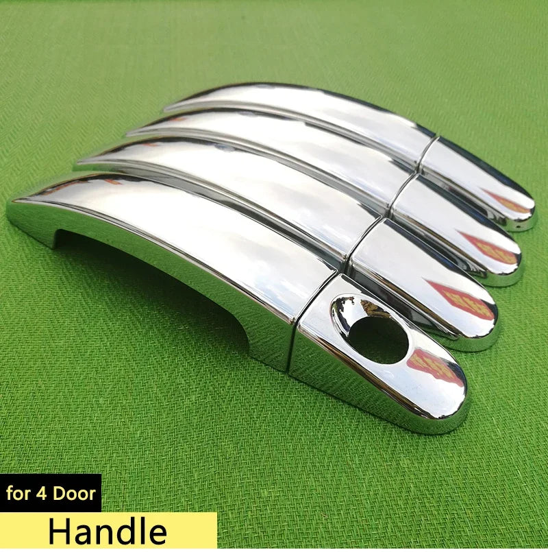 Chrome Handle Cover Trim Set for Ford Focus 2 mk2 mk2.5 2004 2005 2006 2007 2008 2009 2010 Car Accessories Stickers Car Styling sayaragear