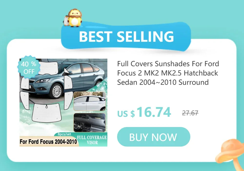 Black Carbon Fiber for Ford Focus 2 MK2 MK2.5 2004 2005 2006 2007 2009 2010 Door Handle Cover Sticker DecorationsCar Accessories sayaragear