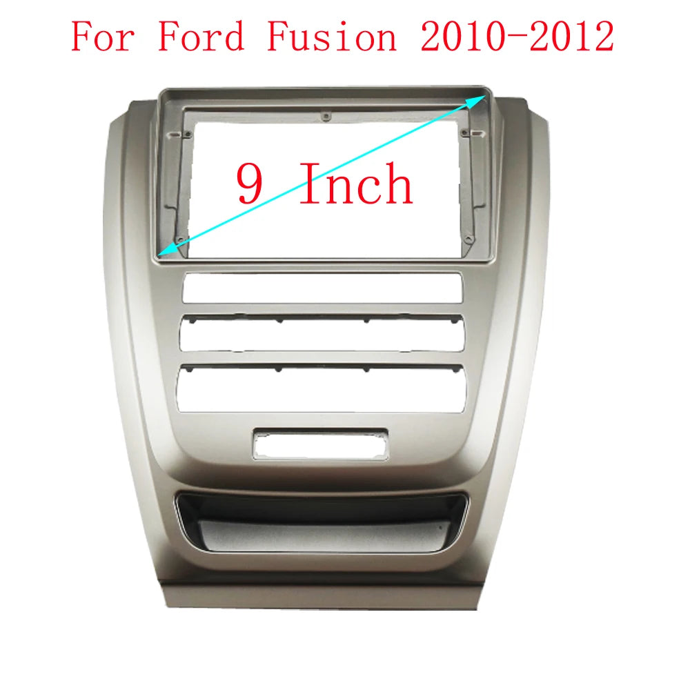 HAOCHEN 2 DIN 9 Inch Car Frame Fascia Adapter Decoder Android Radio Dash Fitting Panel Kit For Ford Fusion 2010-2012 sayaragear