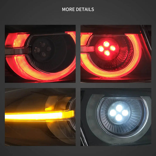 VLAND 19-22 Mazda3 Axela 4th Gen (BP) Sedan LED Tail Lights With Dynamic Welcome Lighting sayaragear