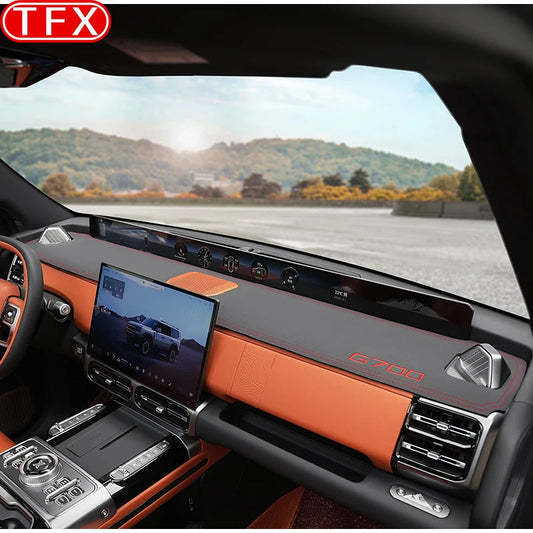 For Jetour G700 2025 2026 Car Styling Dash Mat Dashmat Leather Dashboard Cover Sun Shade Dash Board Cover Carpet Accessories sayaragear