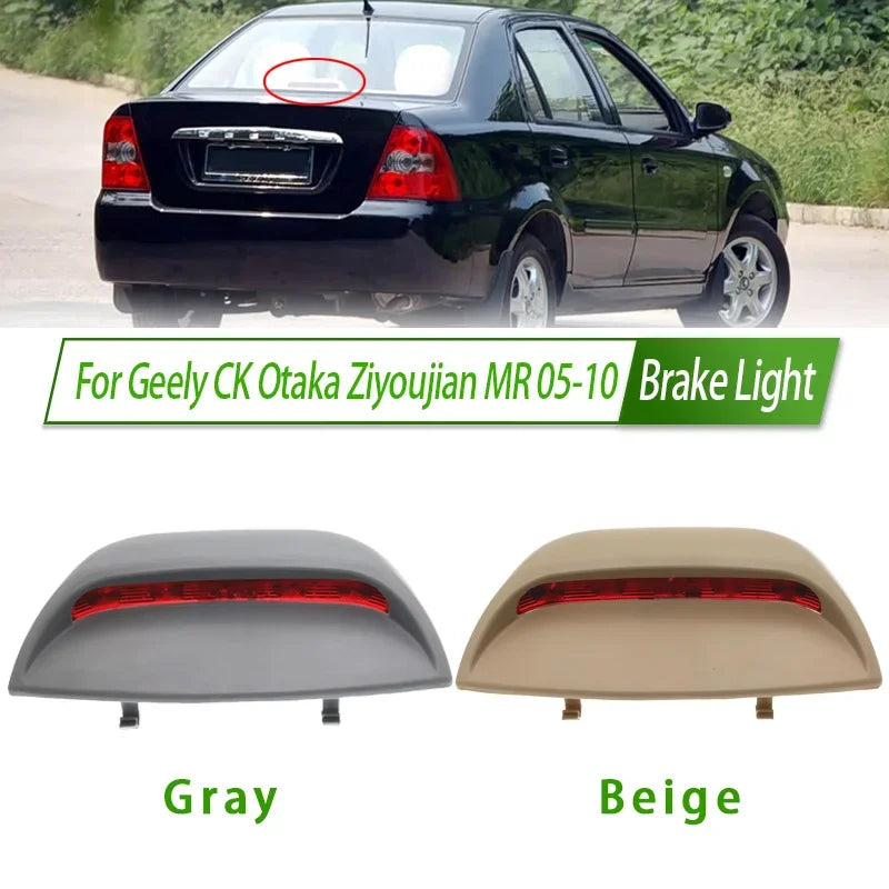 For Geely CK Otaka Ziyoujian MR 05-10 Rear Additional brake light lamp High Additional 3rd Third Brake Light stop lamp Assy sayaragear