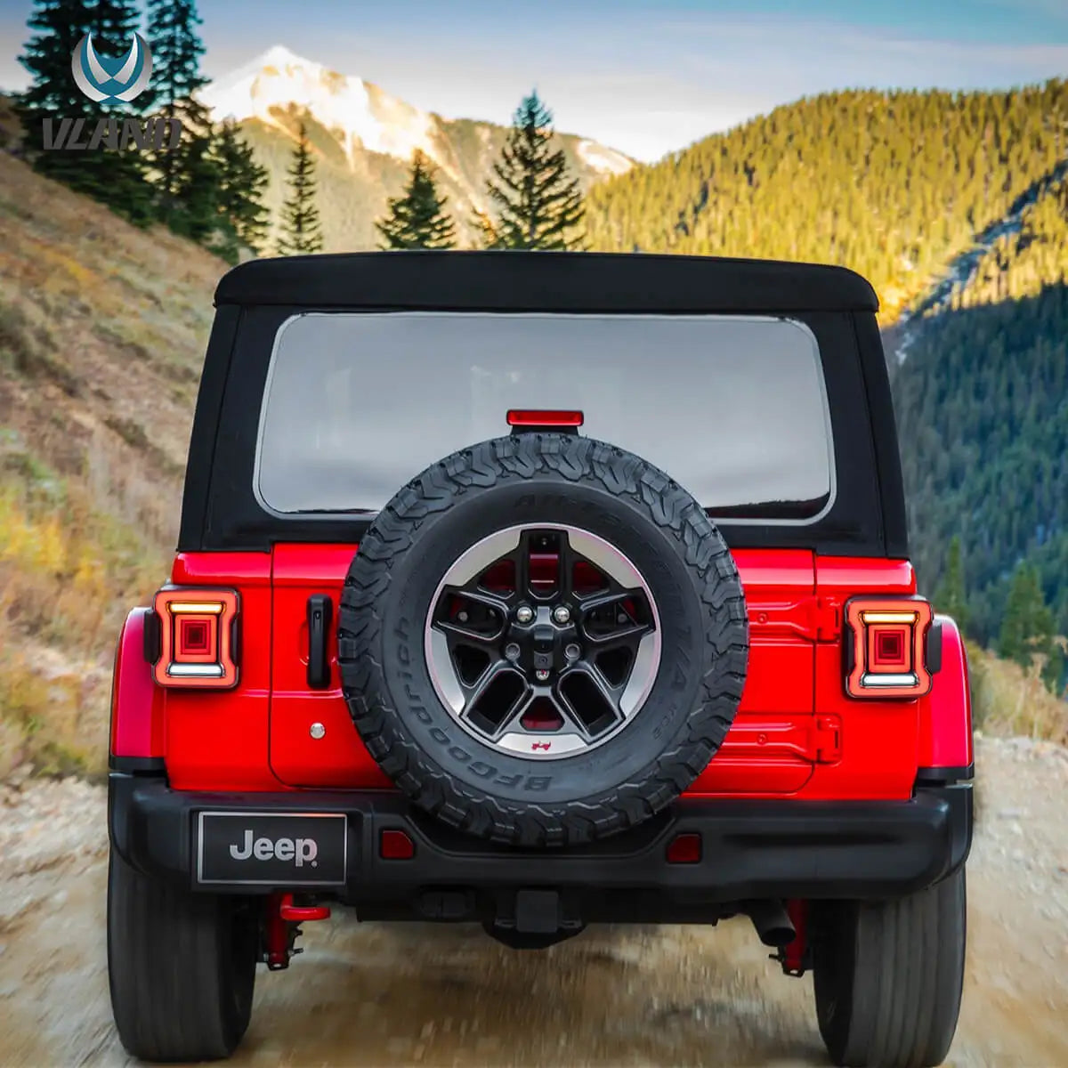 Vland 18-22 Wrangler 4th Gen (JL) & 19-22 Jeep Gladiator (JT) LED Tail Lights With Sequential Turn Signal sayaragear