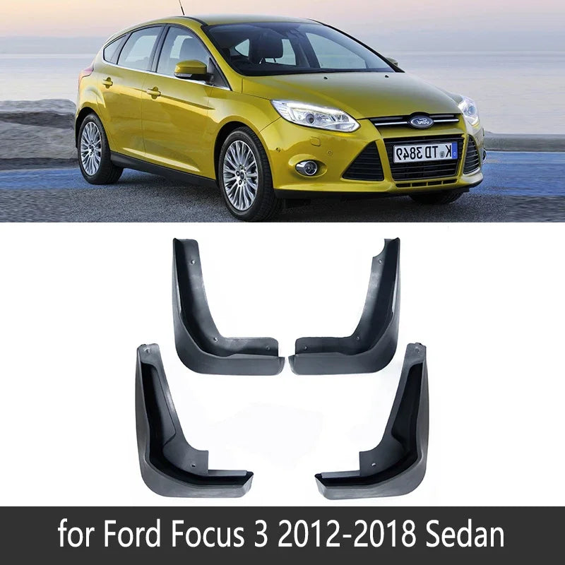 for Ford Focus 3 MK3 2011~2018 Fender Mudguard Mud Flaps Guard Splash Flap Mudguards Accessories 2012 2013 2014 2015 2016 2017 sayaragear