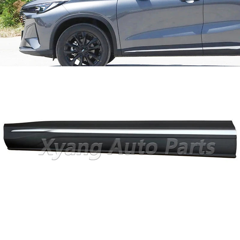 For Changan Oshan X5 PLUS Moulding Chrome Front Rear Door Garnish Anti-scratch Strip Trim Protector Pl sayaragear
