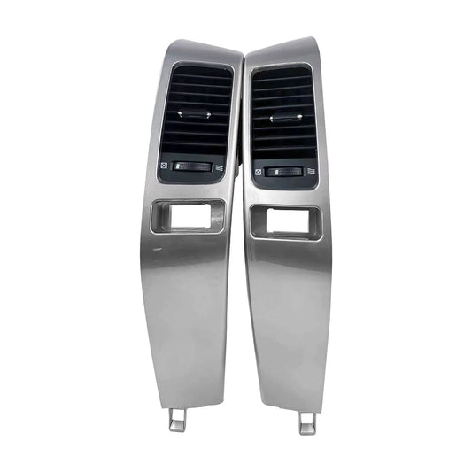 Air Vent Grille  A/C Vent Silver Decorative Frame For Toyota Land Cruiser Prado LC120 2003-2009 sayaragear