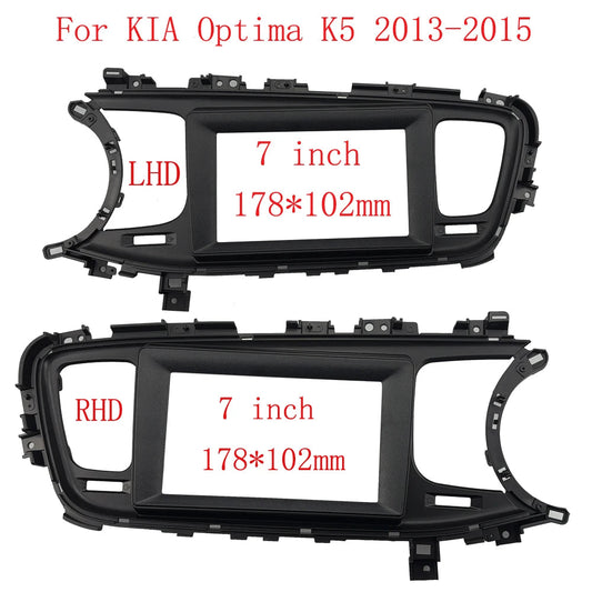 2din 7 inch Car Radio Frame Kit For KIA Optima K5 2013 2014 2015 Auto Stereo Center Console Holder Fascia Trim Bezel Faceplate sayaragear