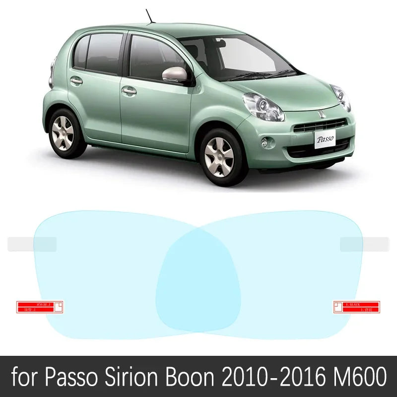 for Toyota Passo Daihatsu Sirion Boon M300 M600 300 600 2004~2016 Car Rearview Mirror Protective Film Waterproof Car Sticker sayaragear