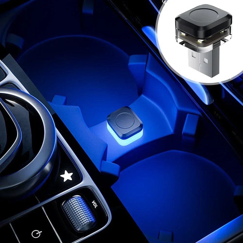 1/2PCS Mini USB Car LED Light Auto LED Interior Lighting DC 5V USB LED Atmosphere Light Laptop Keyboard Light Decoration Night sayaragear