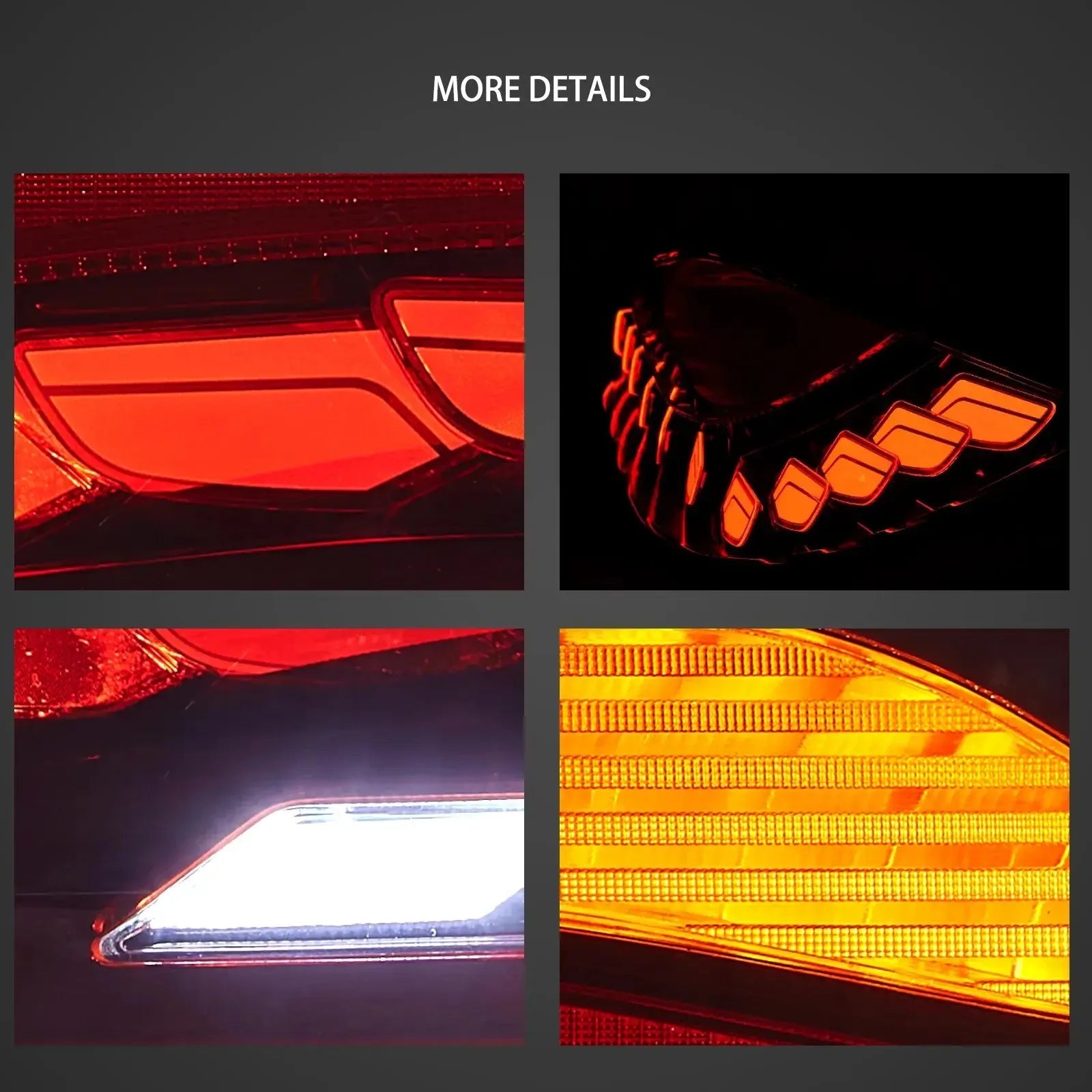 Vland 2014-2020 2 Series F22 F23 M2 F87 OLED Tail Lights W/ Dynamic Lighting (GTS Style) sayaragear