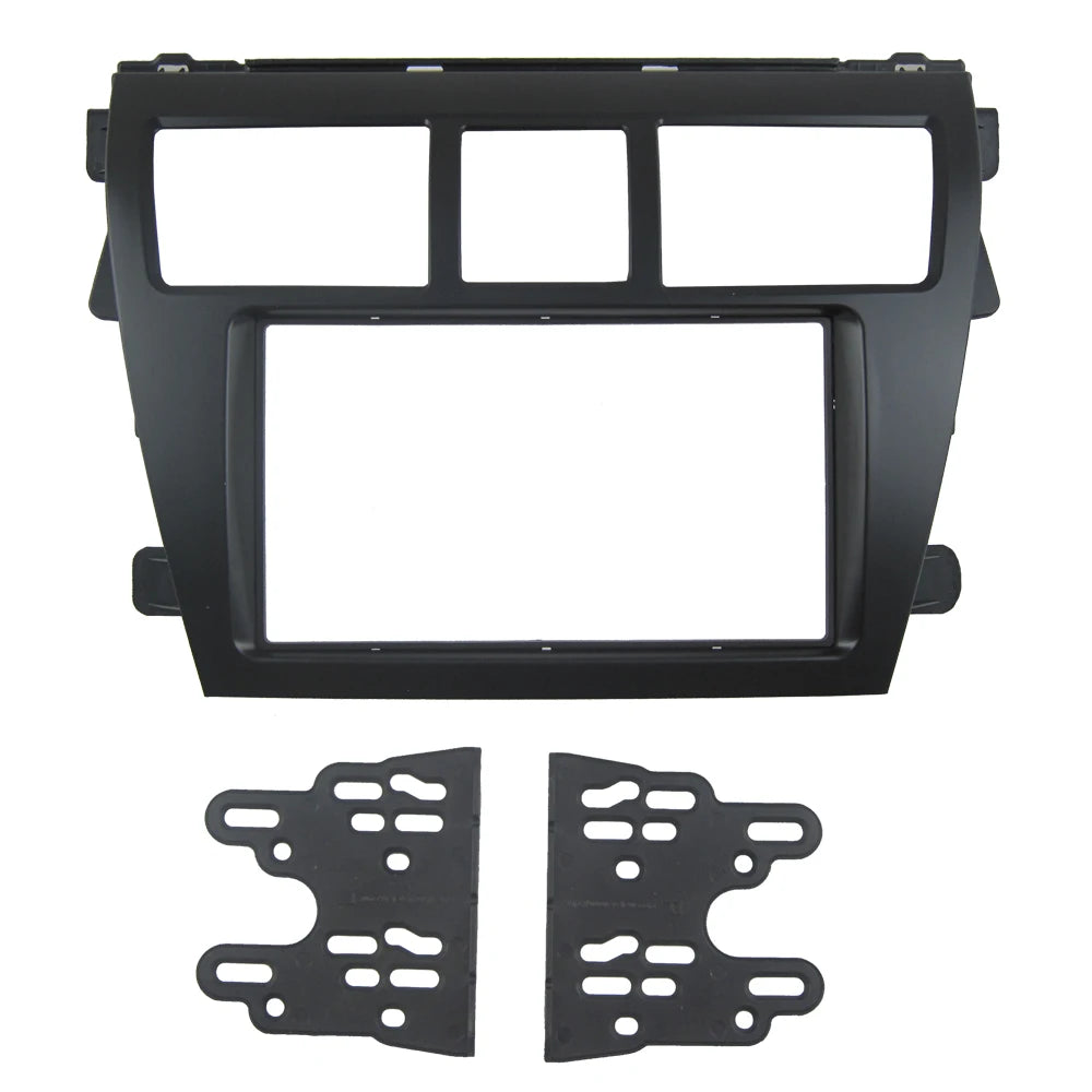 2din 6.2/7 Inch Car Frame Fascia Adapter Android Radio Dash Fitting Panel Kit For Toyota Vios Belta Yaris Sedan 2006-2012 sayaragear