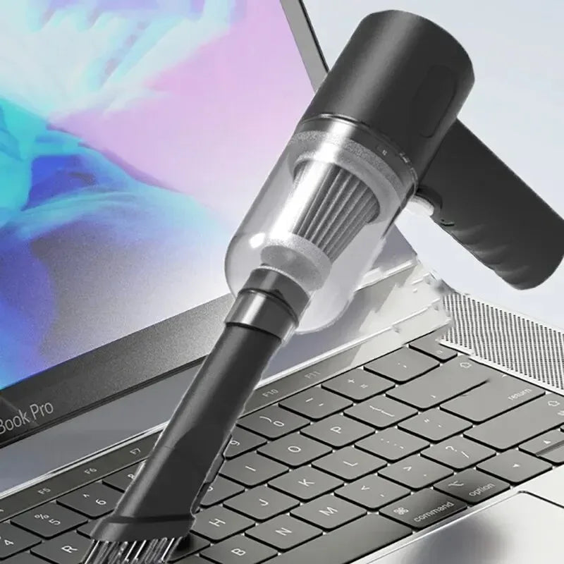 Wireless Car Vacuum Cleaner USB Charging 1200mAh Portable Cleaning Appliance Mini Wet and Dry Blow Vacuum Cleaner Household sayaragear