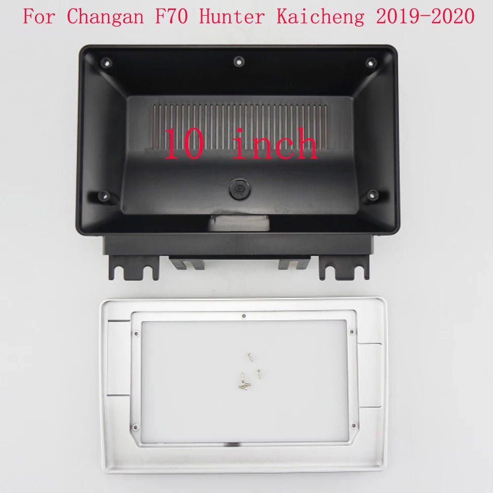 HAOCHEN 2DIN 10 Inch Radio Fascia fit For Changan F70 Hunter Kaicheng 2019 Fascia Frame No Cable Trim Panel Audio sayaragear