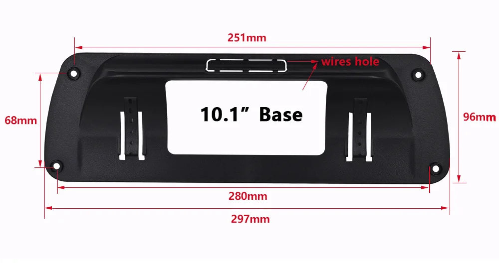 9 or 10.1 inch Universal 2 Double Din Radio Fascia For old Car Truck Motorhome RV Stereo Panel Dash Mounting Frame Trim Kit Face sayaragear