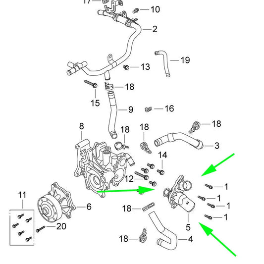 Original engine thermostat, temperature regulator For GAC Trumpchi GA3, GA4 GS3 sayaragear