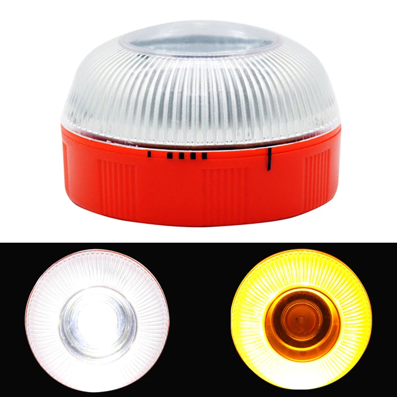 LED Car Emergency Light V16 Flashlight Magnetic Induction Strobe Road Accident Lamp Beacon Safety Accessory sayaragear