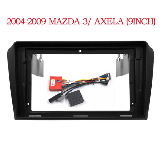 Car radio Fascias Panel For MAZDA 3 AXELA 2004-2009 9 inch Frame Audio Installation Dash Fitting Panel Kit Big Screen 2 Din sayaragear