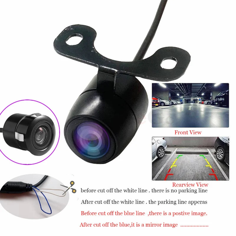 Car Backup CCD Front Rear View Camera 170 Degree Wide Angle Waterproof Without Guide Line Auto Parking Sensor System sayaragear