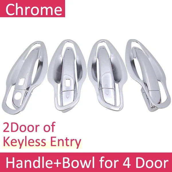 Chrome Car Door Handle Cover for Peugeot 508 SW RXH 2011~2018 Car Trim Set Exterior Accessories 2012 2013 2014 2015 2016 2017 sayaragear