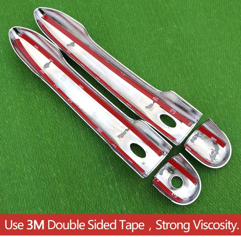 for Renault Clio IV 2012 - 2017 Chrome Handle Cover Trim Set Clio 4 MK4 2013 2014 2015 2016 Car Accessories Stickers Car Styling sayaragear