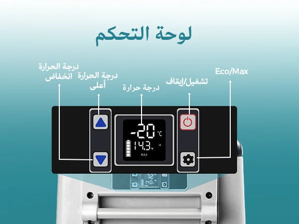 EUHOMY Portable Car Refrigerator, 35/45/55L Capacity, APP Control -20℃ to 20℃ Temp, Car Cooler Freezer For Outdoor Camping sayaragear