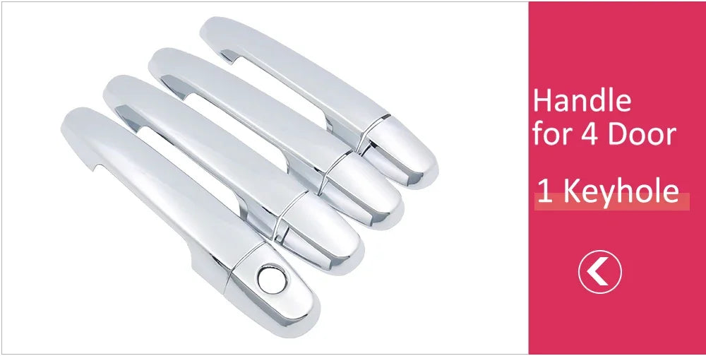 for Toyota Camry XV30 2002~2006 2003 2004 2005 Styling Stickers Decoration Chrome Door Handle Cover paint Refit Car Accessories sayaragear