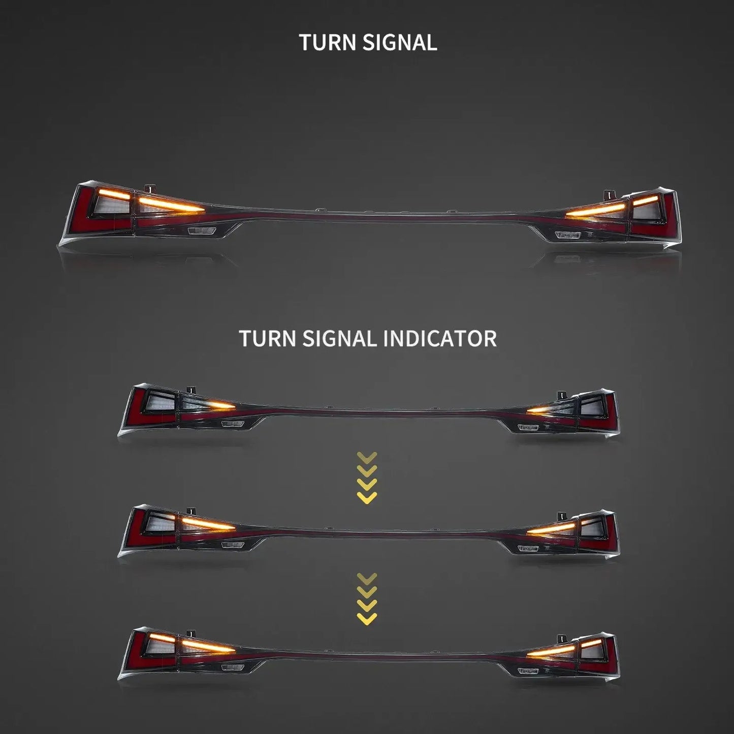 Vland 14-20 IS 250 200t 300h F Sport LED Tail Lights Unique Design Rear Lamp Assembly Upgrade Replacement sayaragear