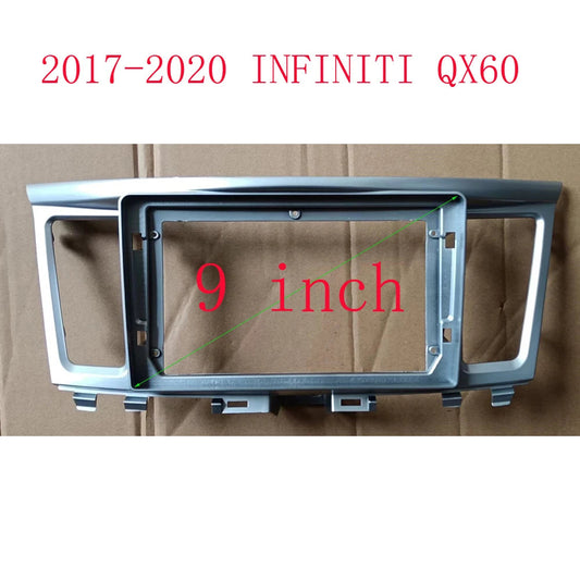 HAOCHEN 9 Inch Car Frame Fascia Adapter Android Radio Dash Fitting Panel Kit For Infiniti QX60 JX35 2014-2020 sayaragear