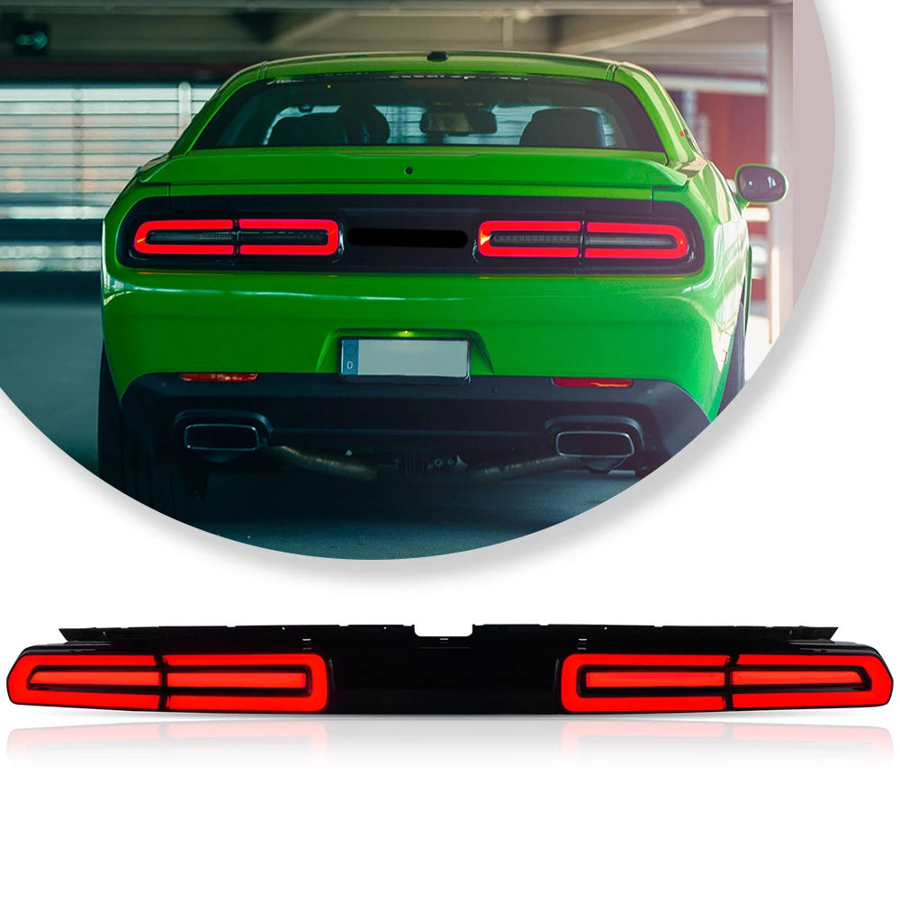 Vland 08-14 Challenger 3rd Gen (LC) Pre-Facelift Tail Lights With Sequential Turn Signal sayaragear