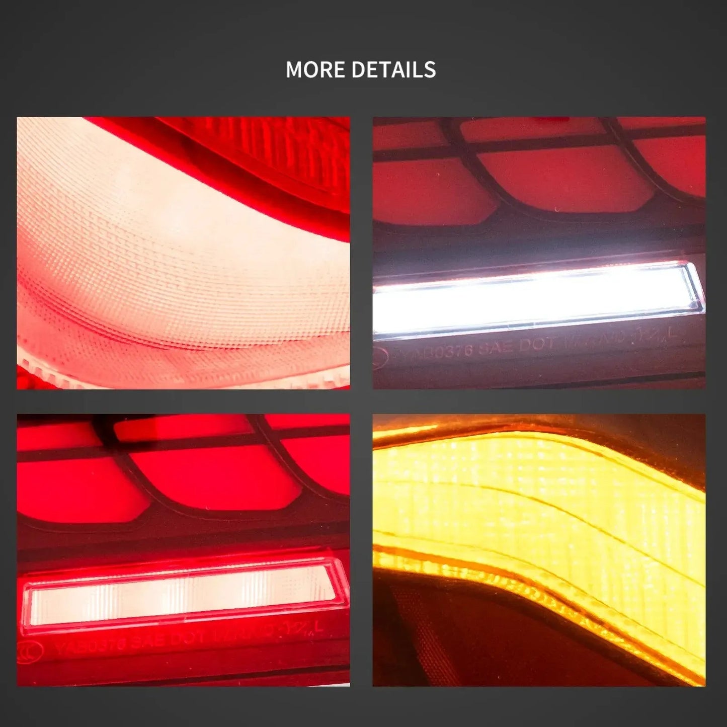 Vland 2011-2017 5 Series M5 F10 F18 OLED Tail Lights With Dynamic Welcome Lighting [CS Style] sayaragear