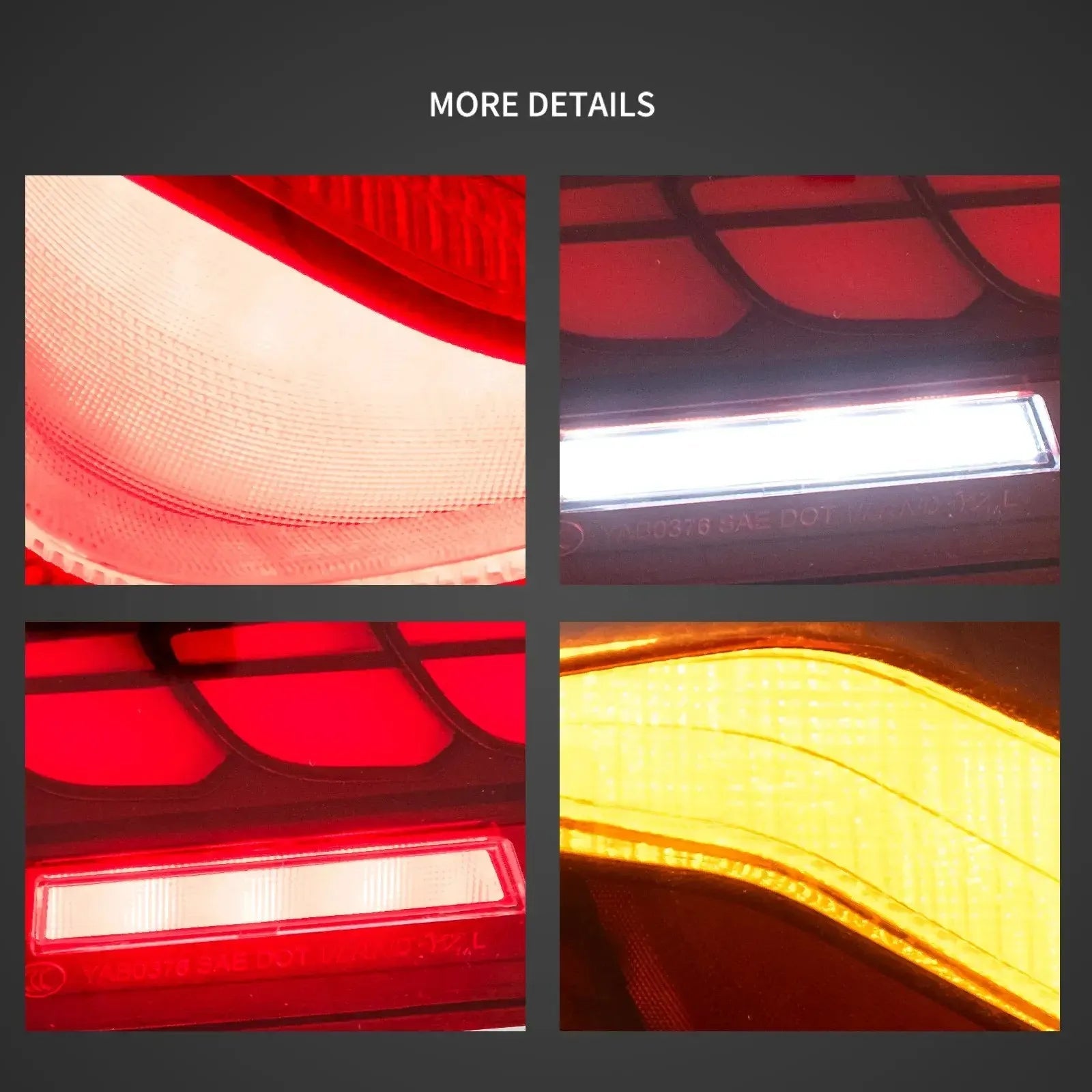 Vland 2011-2017 5 Series M5 F10 F18 OLED Tail Lights With Dynamic Welcome Lighting [CS Style] sayaragear