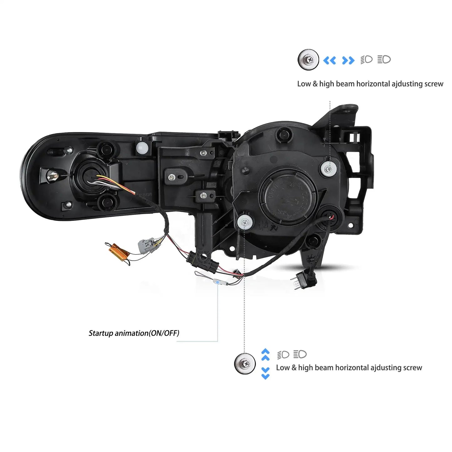 Vland 06-23 FJ Cruiser XJ10 Full LED Upgrade Headlights-Bright, Durable&Stylish sayaragear