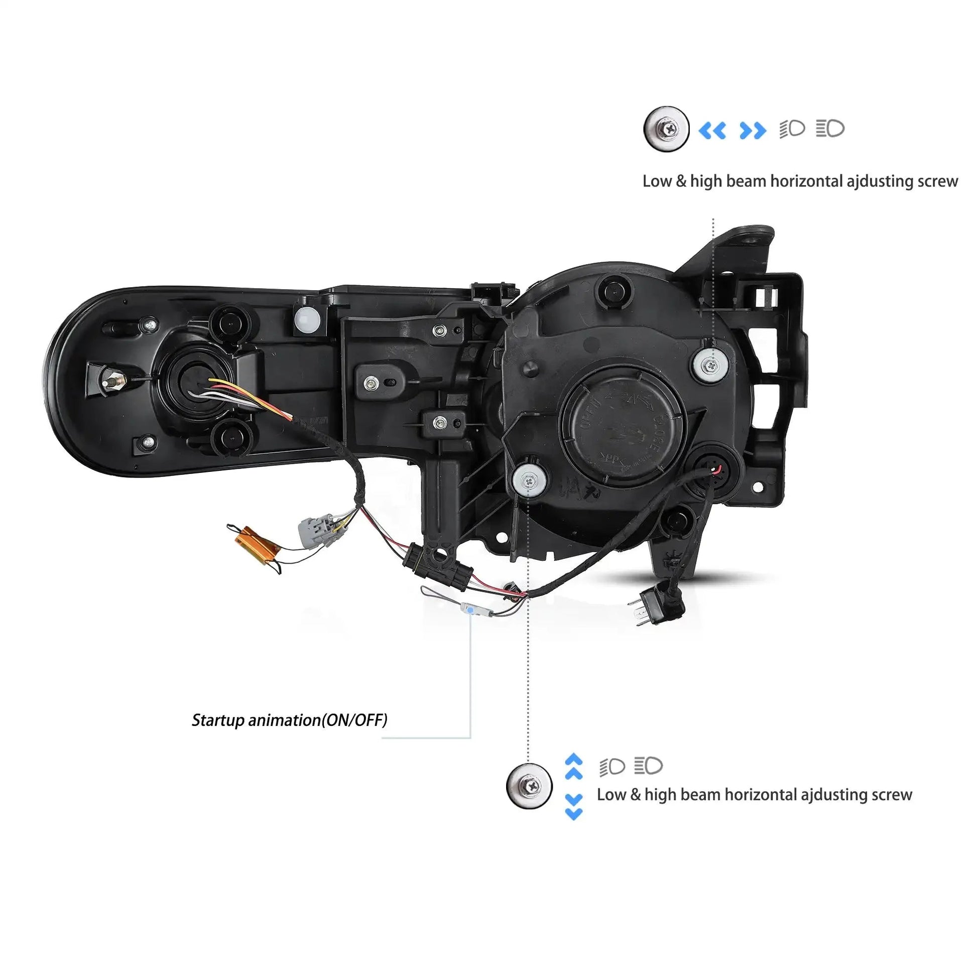 Vland 06-23 FJ Cruiser XJ10 Full LED Upgrade Headlights-Bright, Durable&Stylish sayaragear