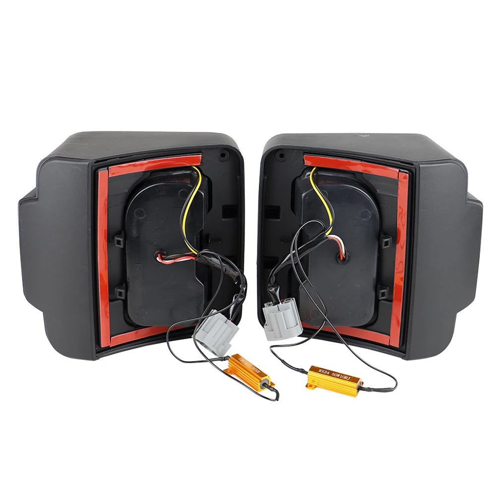 for Jeep Wrangler JK 2007-2018 LED Tail Light Taillight Assembly Rear Lamps Brake Reverse Light Daytime Running Lights sayaragear