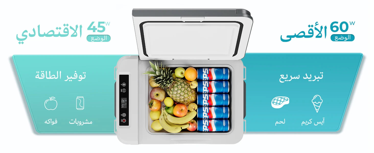 EUHOMY Portable Car Refrigerator, 10L/15L Capacity, -20℃~20℃ Temp, Mini Fridge Compact Freezer for RV Camping, Travel, Truck sayaragear