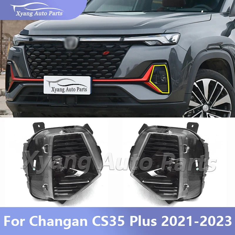 Front Bumper Headlight For Changan CS35 Plus 2021 2022 2023 Head Light Head Lamp DRL Daytime Running Light Headlights Assembly sayaragear