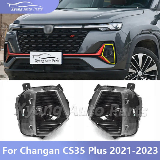 Front Bumper Headlight For Changan CS35 Plus 2021 2022 2023 Head Light Head Lamp DRL Daytime Running Light Headlights Assembly sayaragear