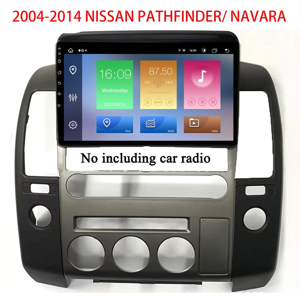 Car Stereo Frame Fascia Adapter for NISSAN PATHFINDER NAVARA 2004-2014 Android Radio Bezel Faceplate Audio Face Plate Dask Kit sayaragear