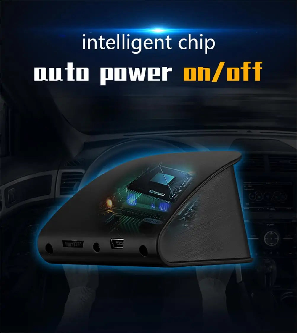 NEW Multi-function Full LCD Instrument OBD+GPS Dual System Car OBD2 GPS HUD Head Up Smart Digital Speedometer with Tester Alarm sayaragear