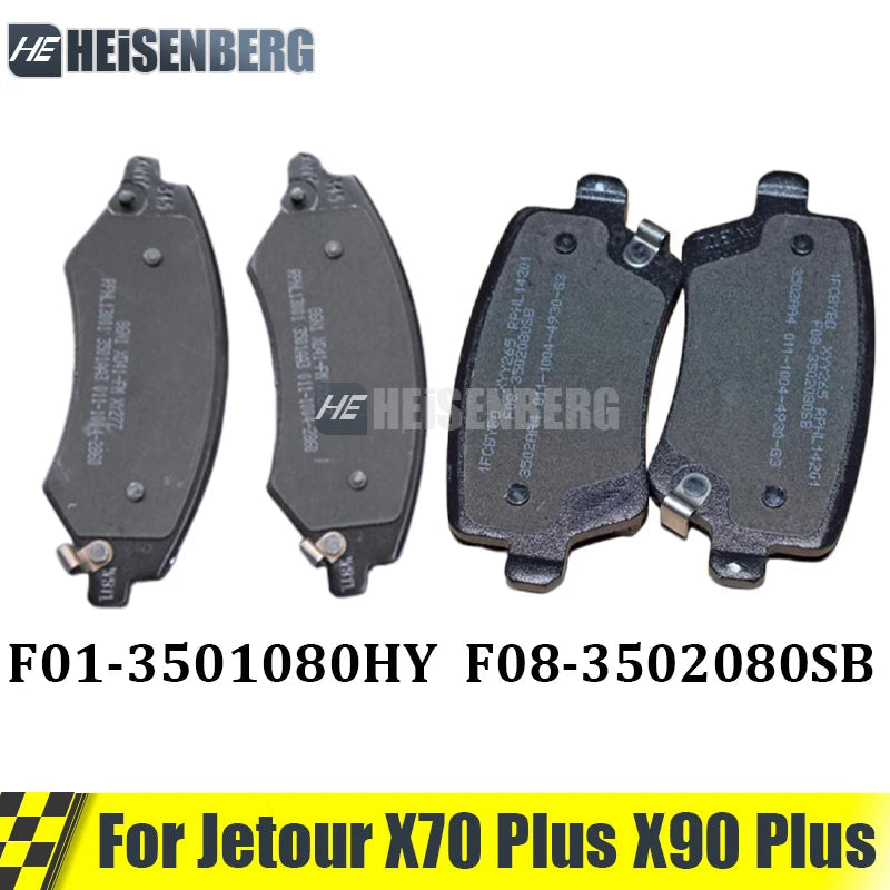 Original Front / Rear Brake Pads For Jetour X70 Plus X90 Plus F08-3502080SB F01-3501080 sayaragear